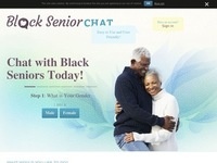 Black Senior Chat Homepage Image